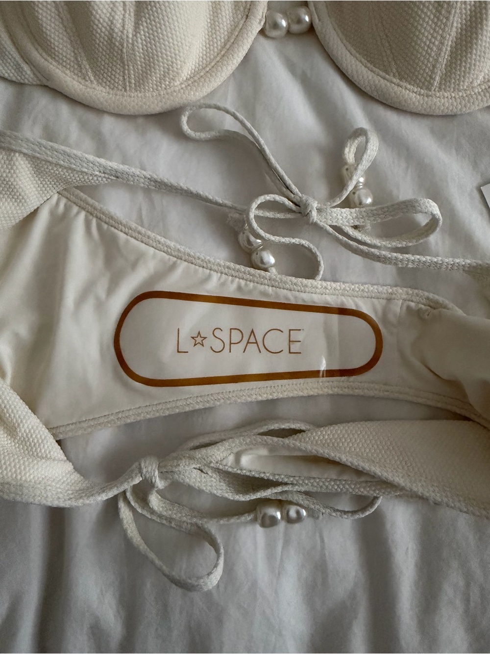 LSPACE Seashell Bikini in Cream - Picture 6 of 11